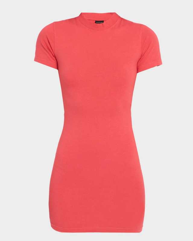 Short-Sleeve Mini T-Shirt Dress
